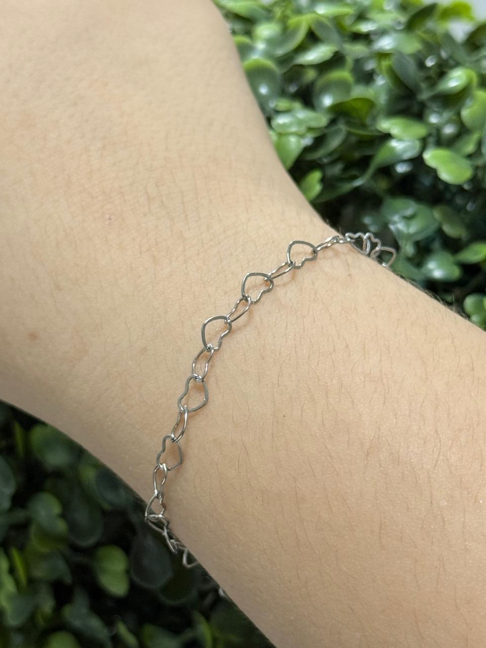 Pulseira elo coração