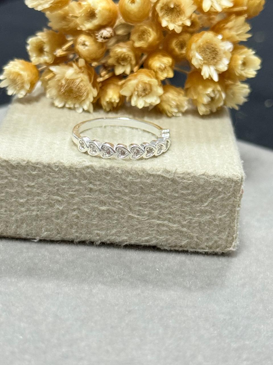 Anel corrente de coração