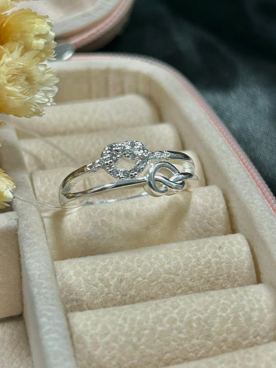 Anel dois corações