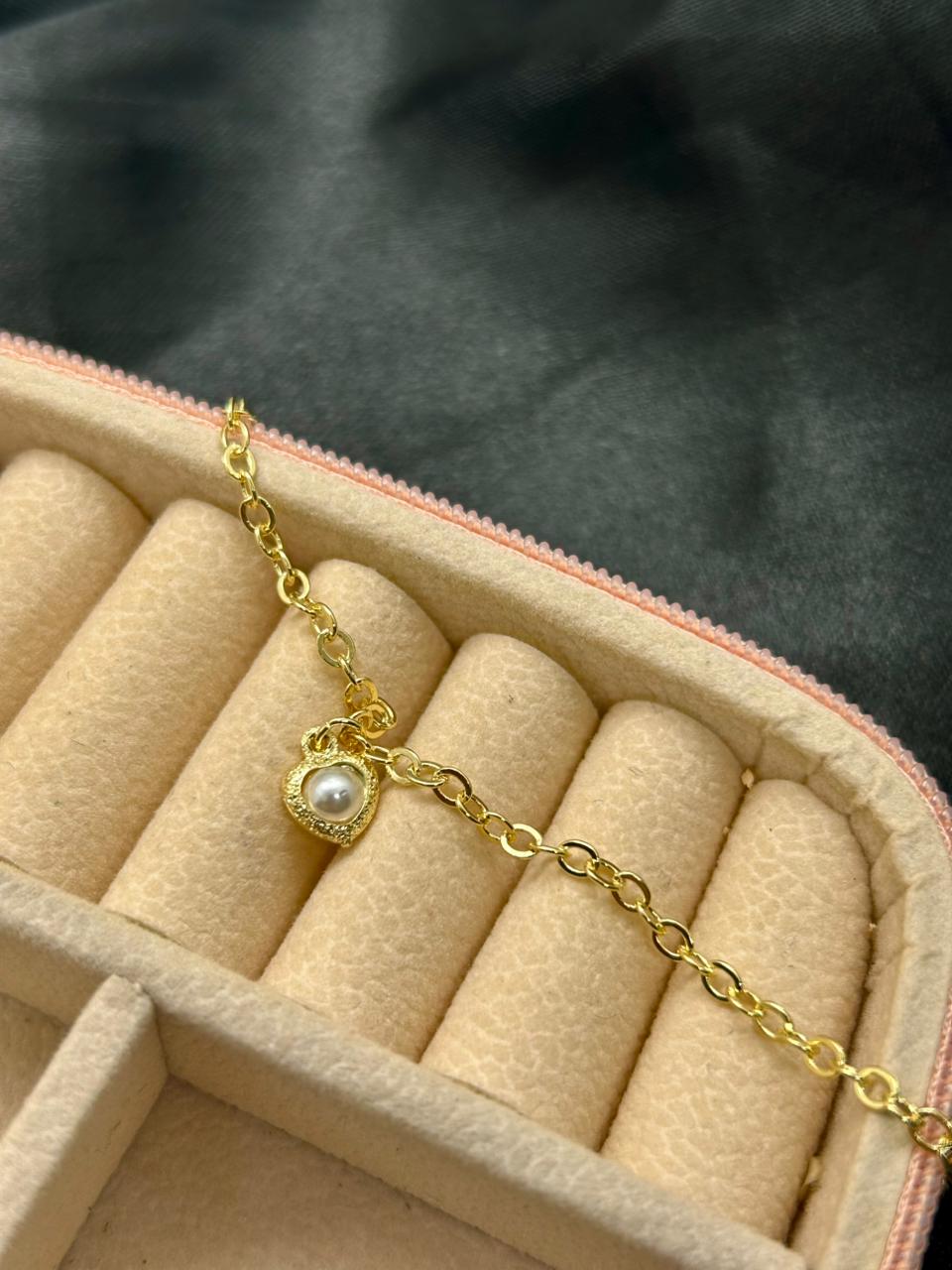 Pulseira infantil com perola