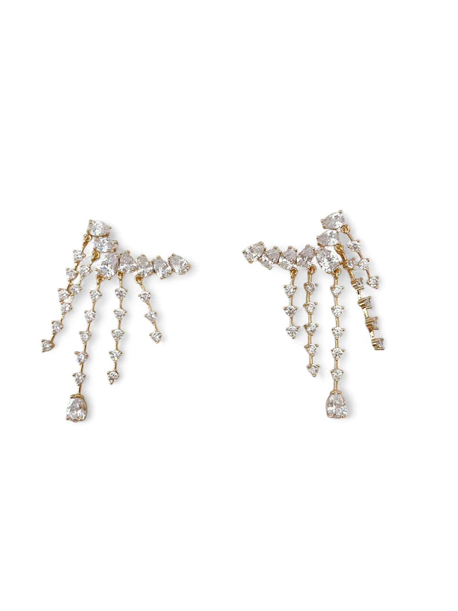 BRINCO EAR CUFF PEDRAS CRISTAL