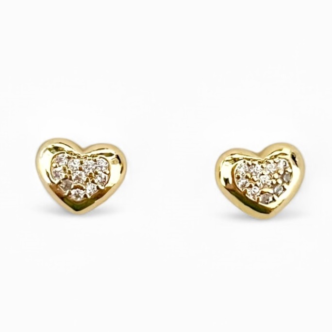 BRINCO CORAÇÃO ZIRCONIA CRISTAL