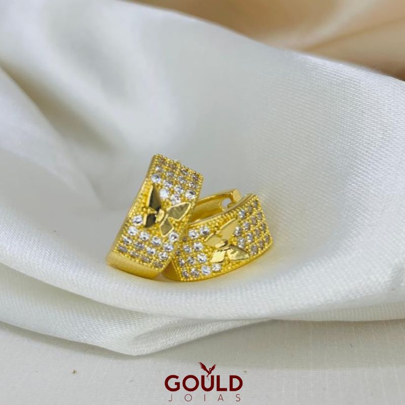 ARGOLA BORBOLETA CRAVEJA