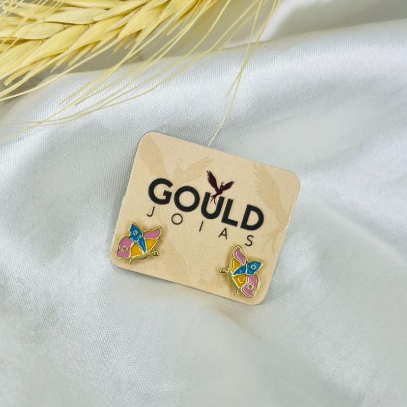 BRINCO INFANTIL BORBOLETA RESINA