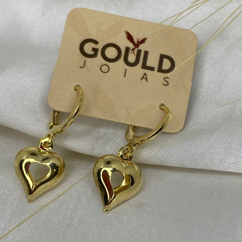 ARGOLA CORAÇAO VAZADO