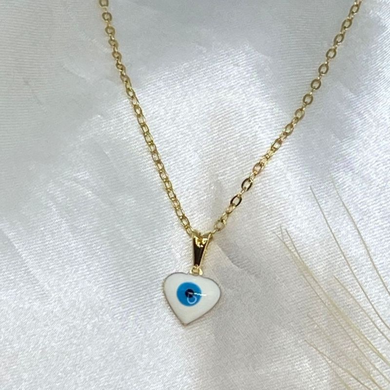 COLAR OLHO GREGO CORAÇAO