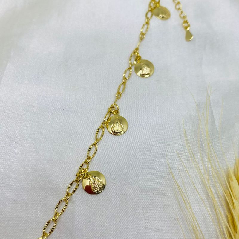 PULSEIRA 5 PINGENTES SANTA