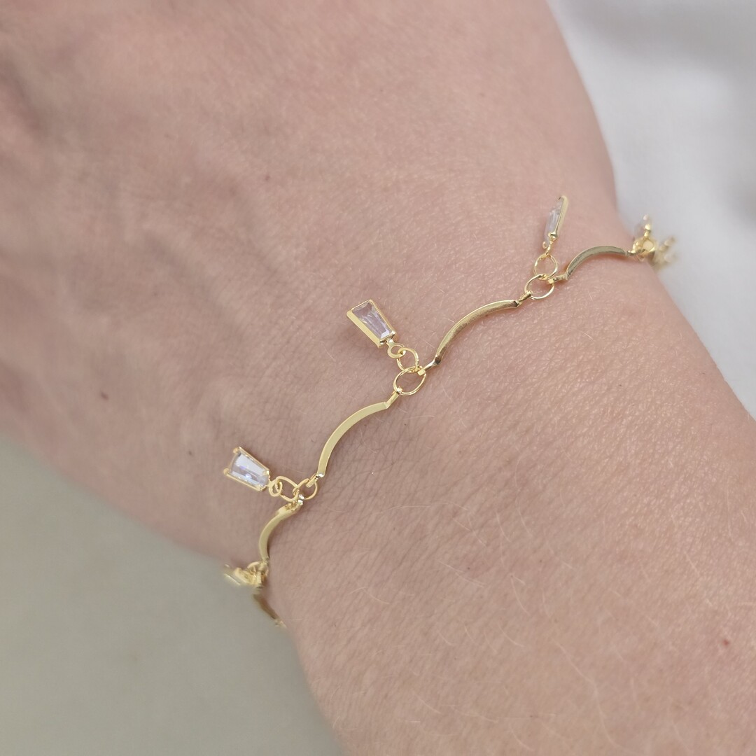 Pulseira Delicada Zircônia