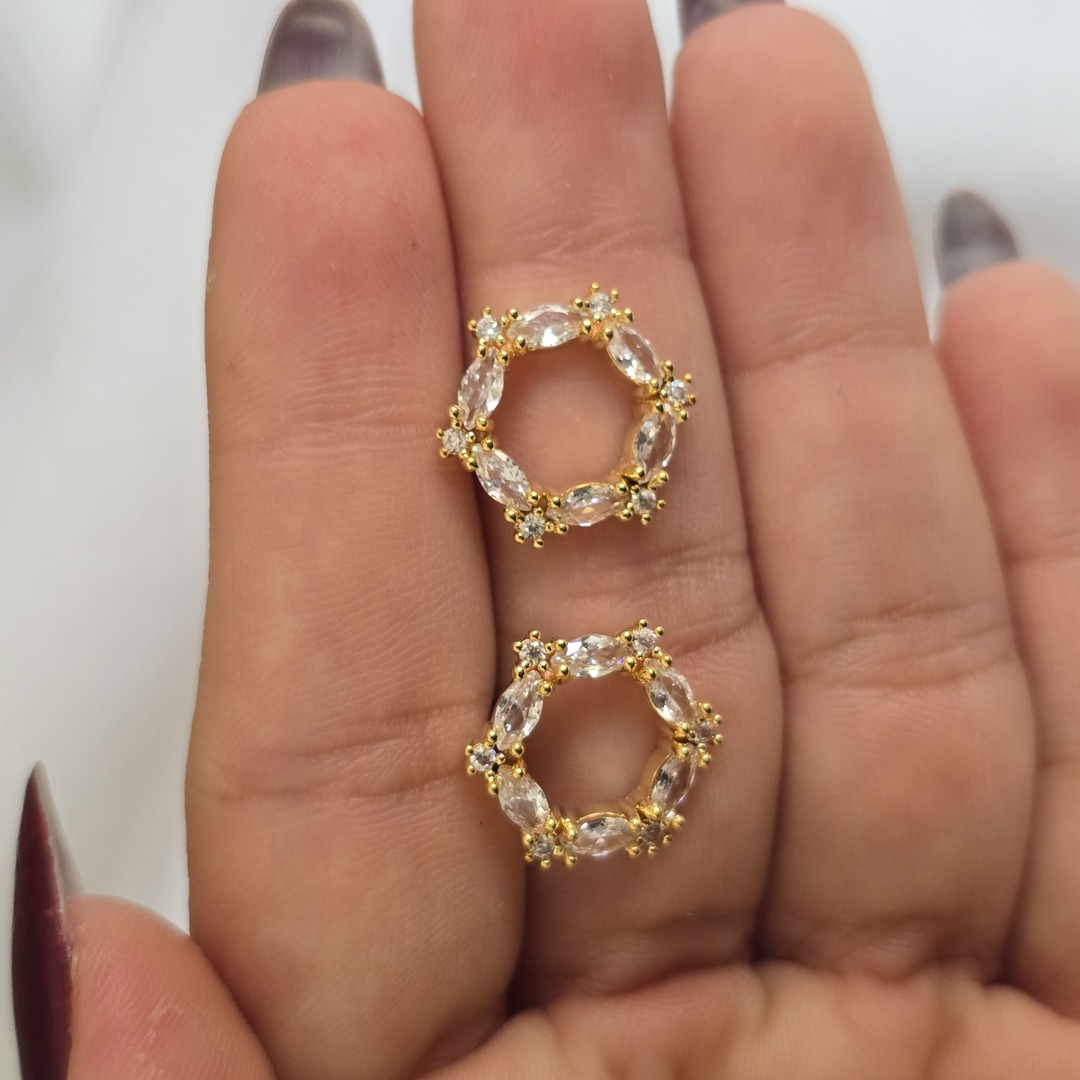 Brinco Delicado Circular Zircônia