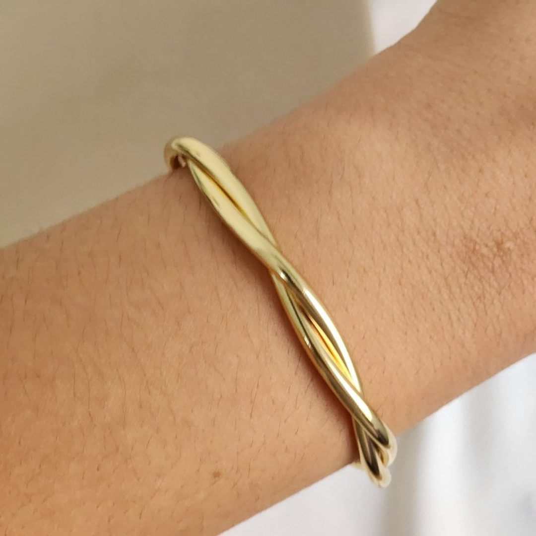 Bracelete Torcido Liso