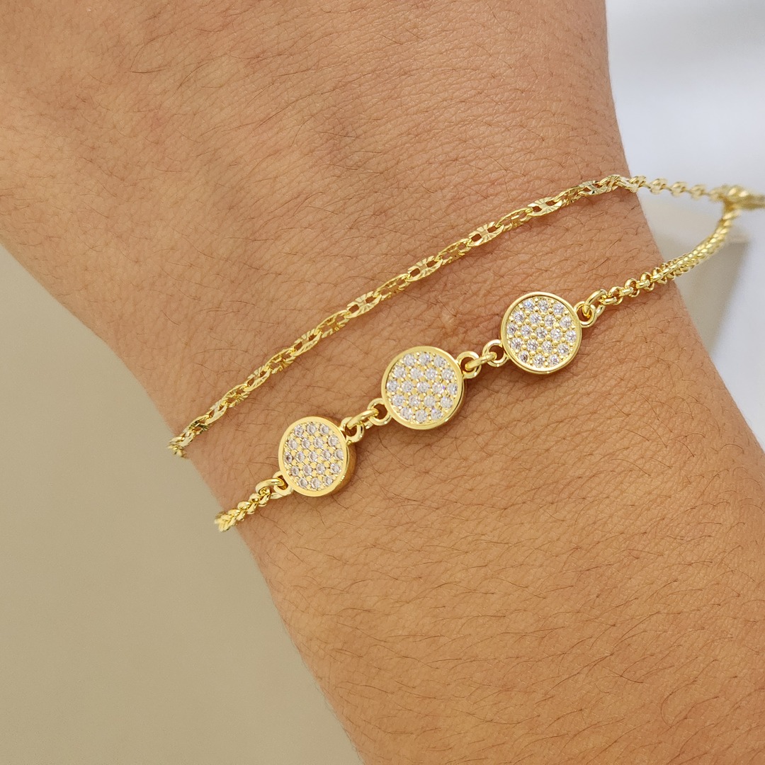 Pulseira Dupla Zircônia