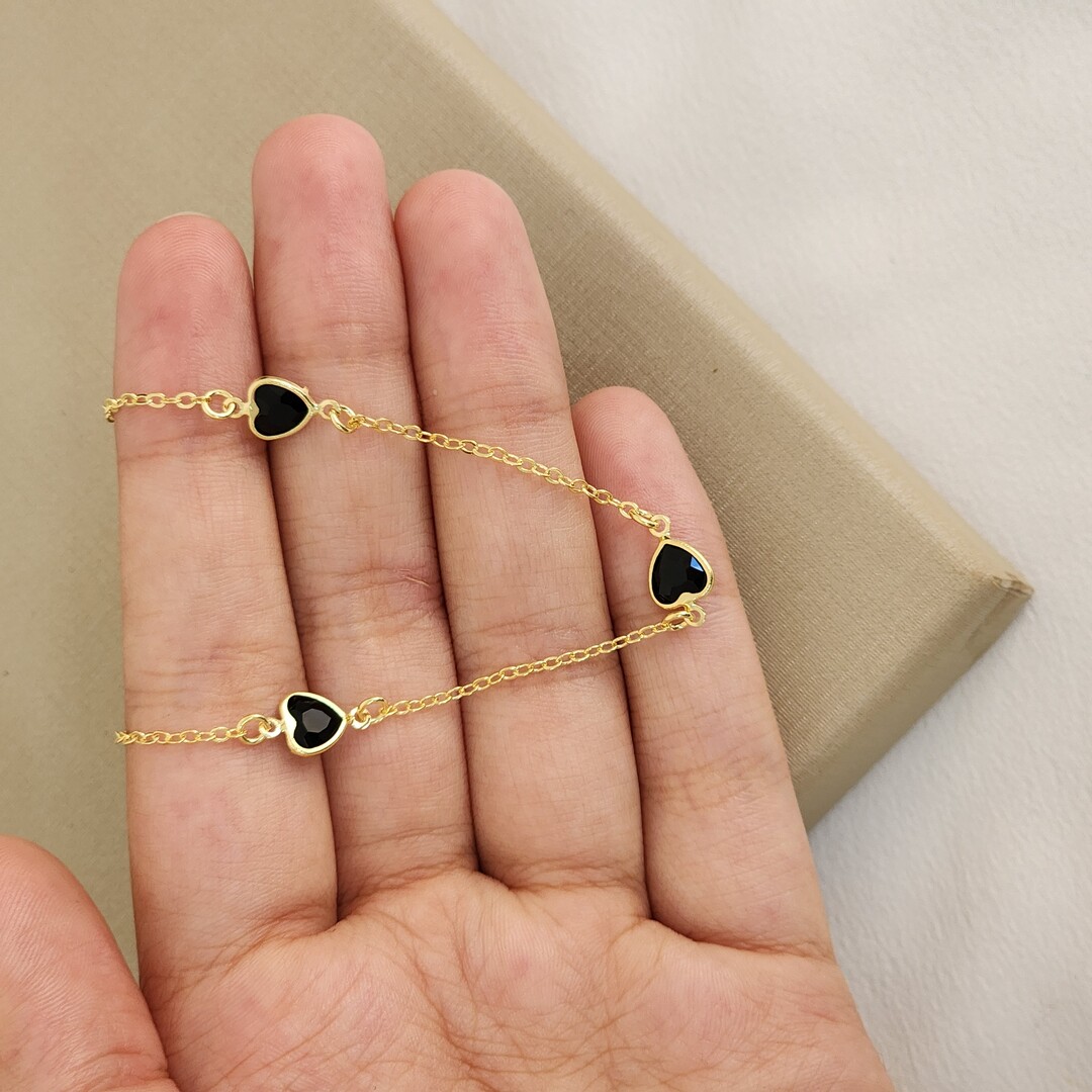 Choker Delicada Corações Zirconia