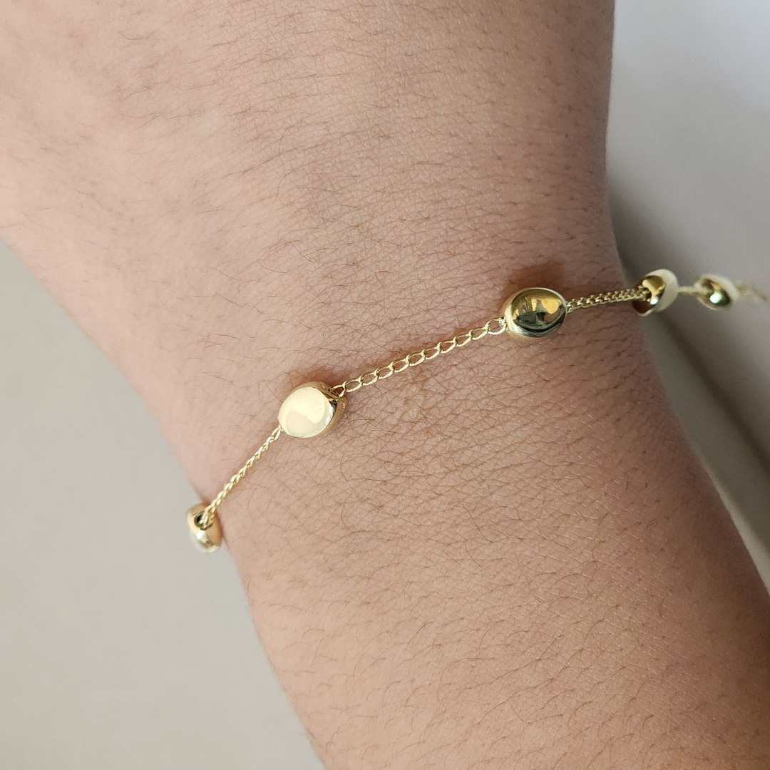 Pulseira Delicada Bolinha Lisa