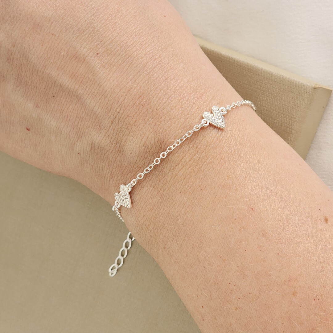 Pulseira Coração Zircônia