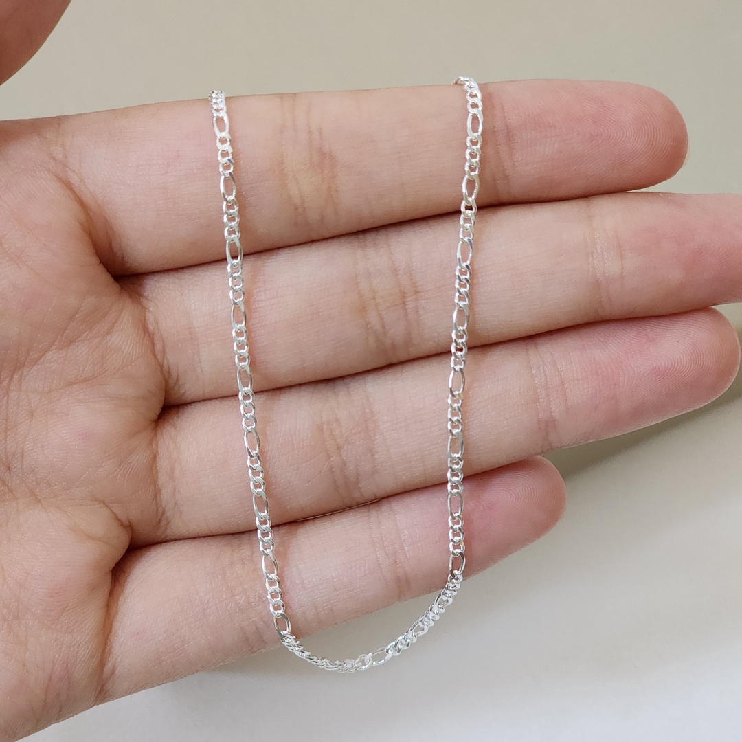 Corrente Masculina Prata