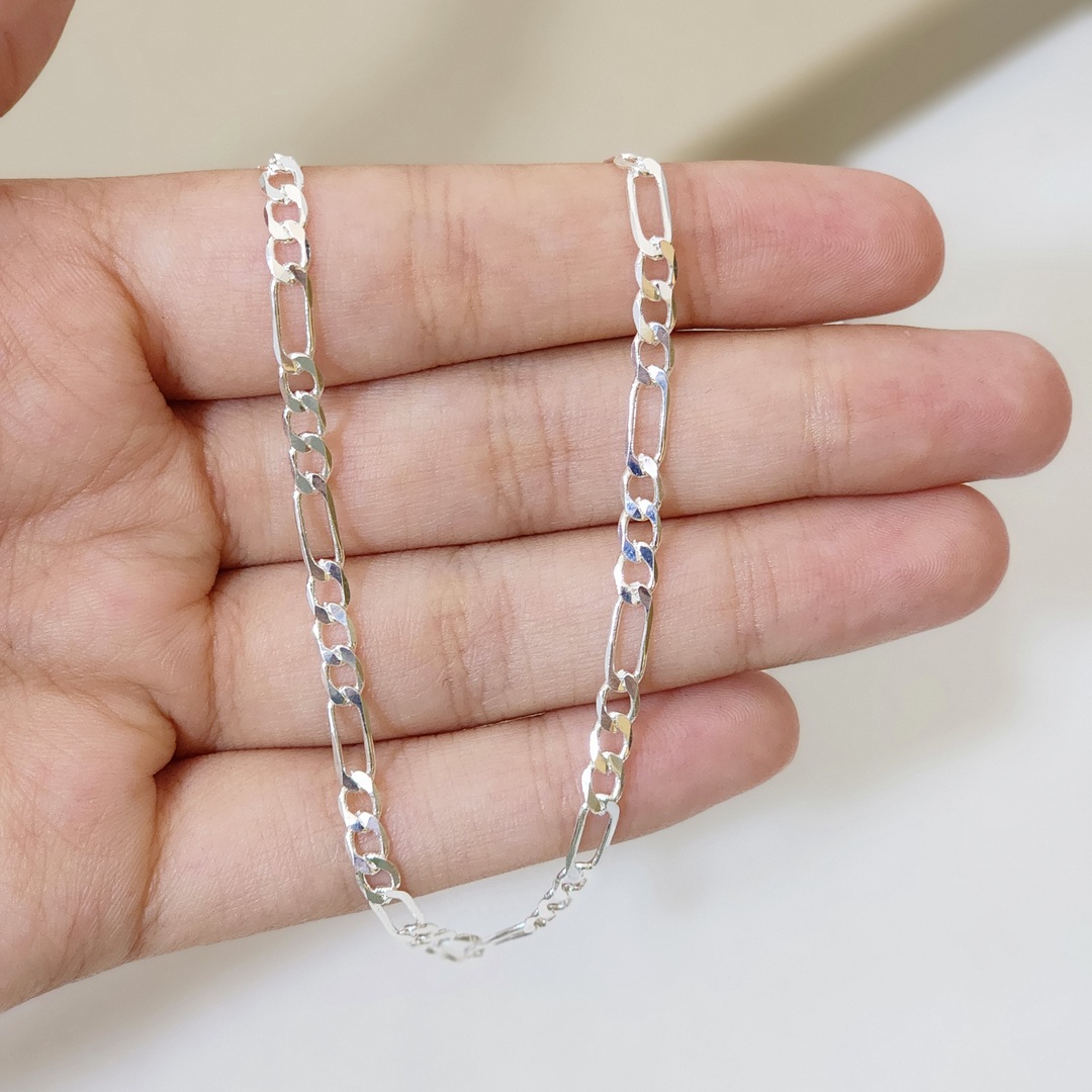 Corrente Masculina Prata
