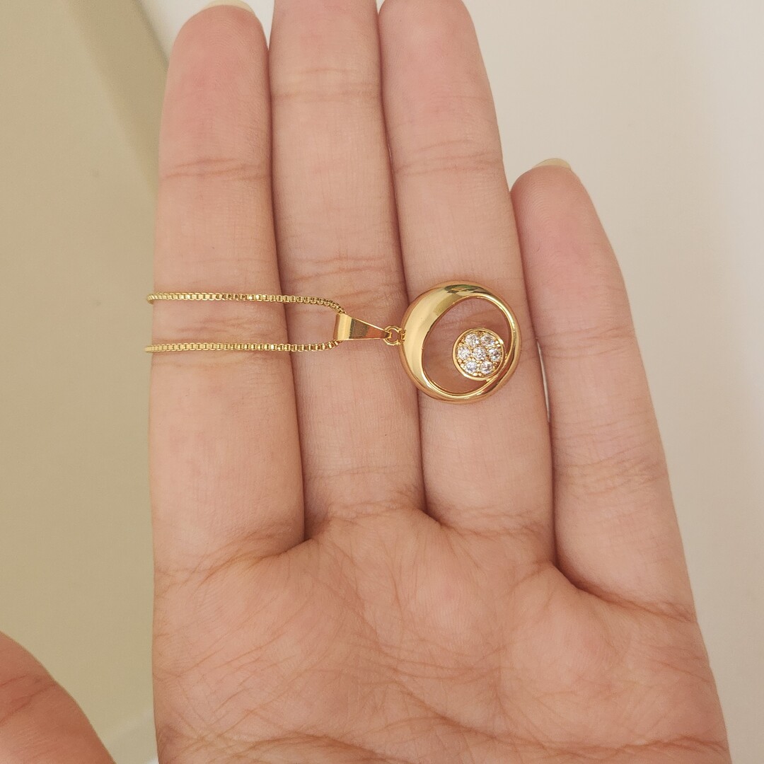 Colar Delicado Zircônia