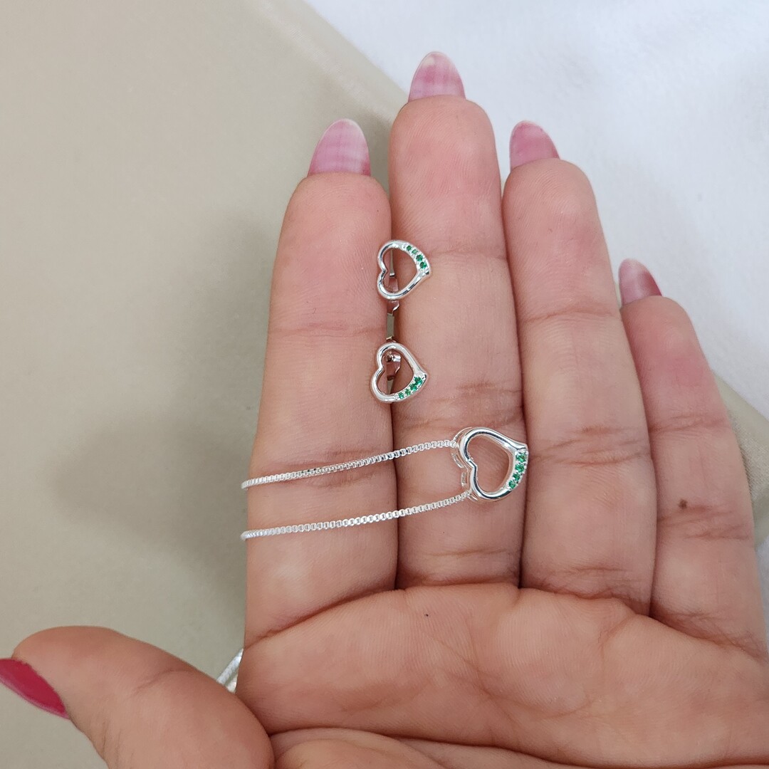 Conjunto Delicado Coração