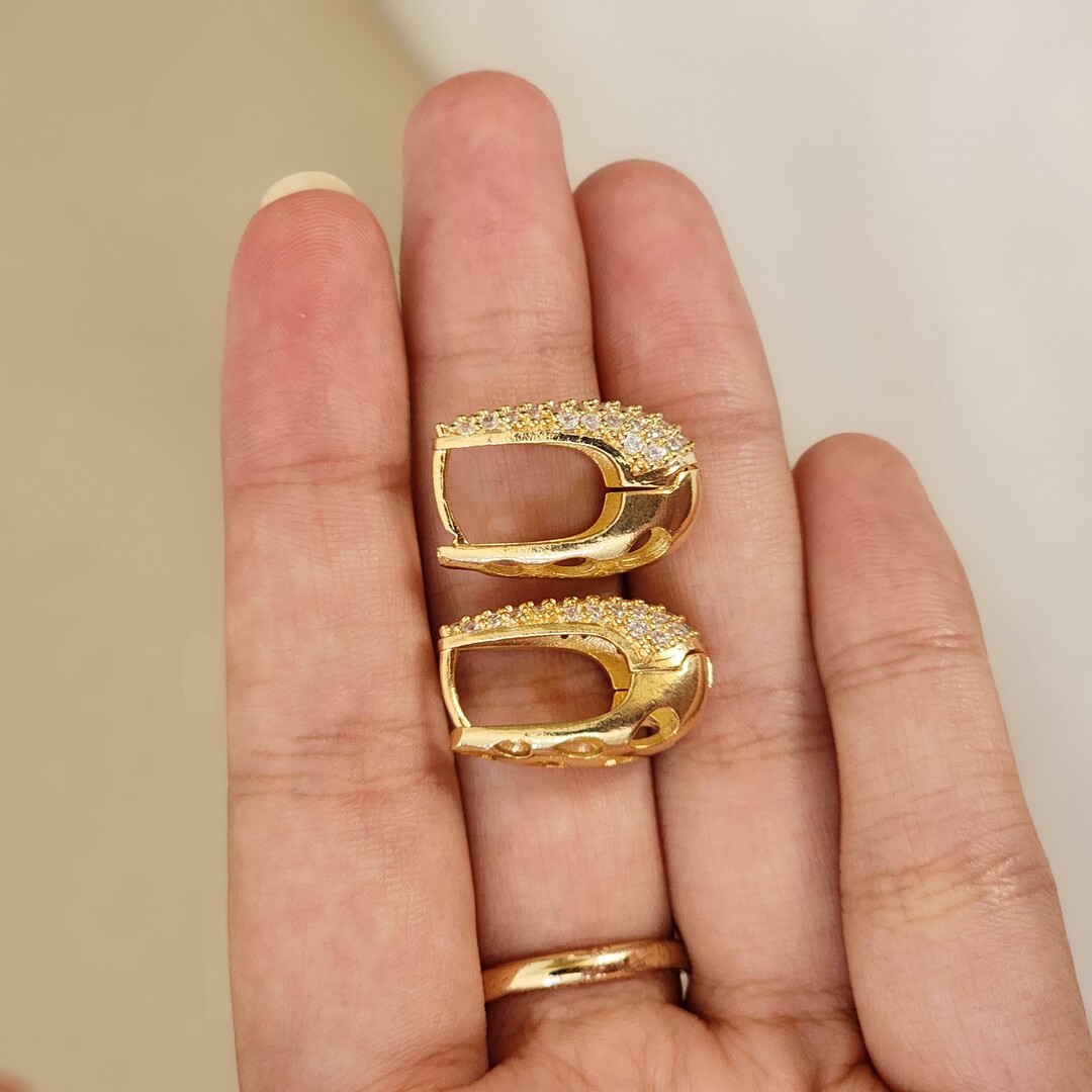 Argola Delicada Zircônia