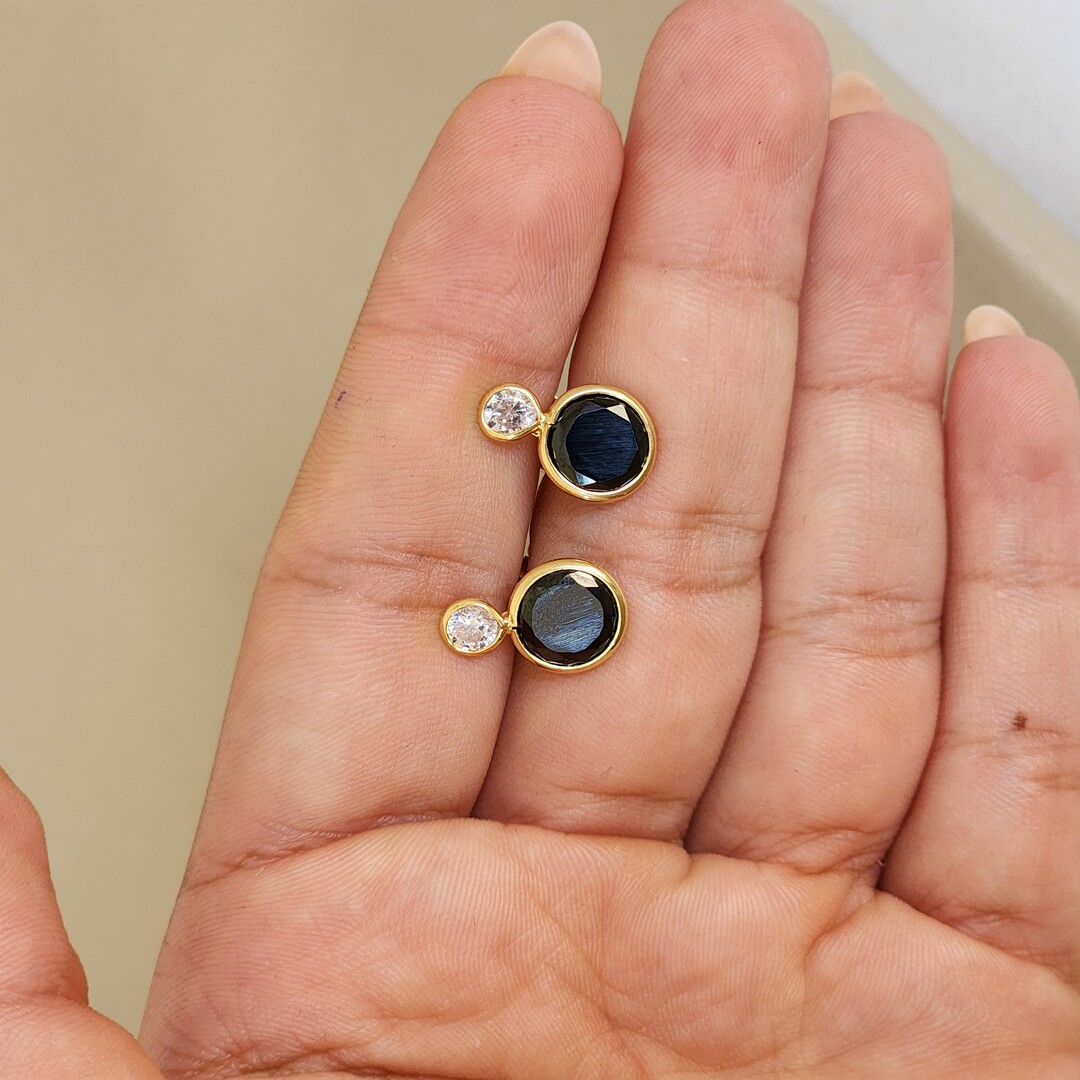 Brinco Delicado Zircônia - Preto