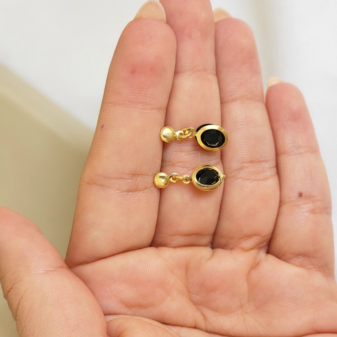 Brinco Delicado Zircônia - Preto