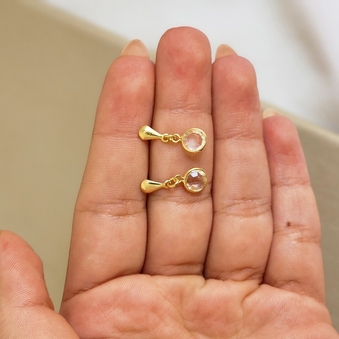 Brinco Delicado Zircônia - Transparente