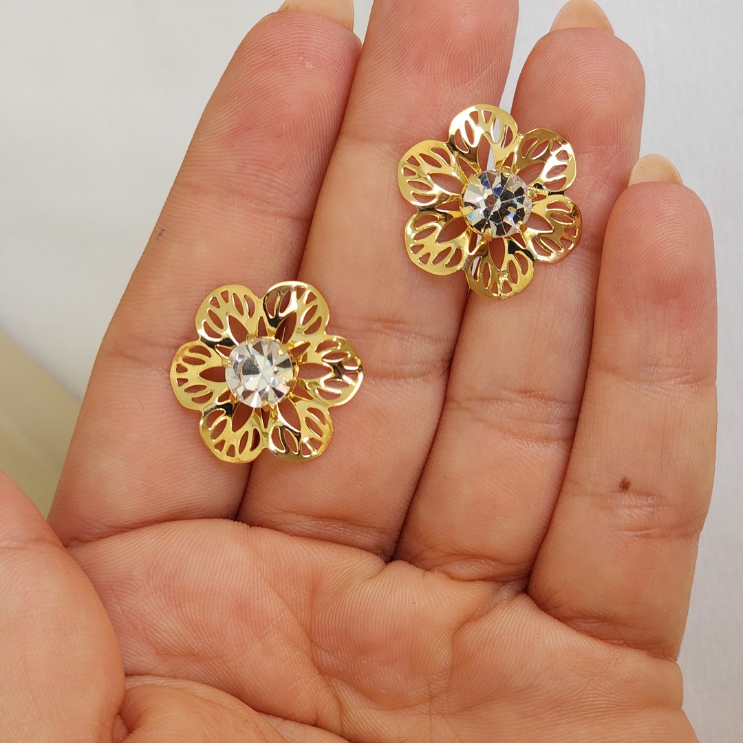 Brinco Flor Delicado Zircônia