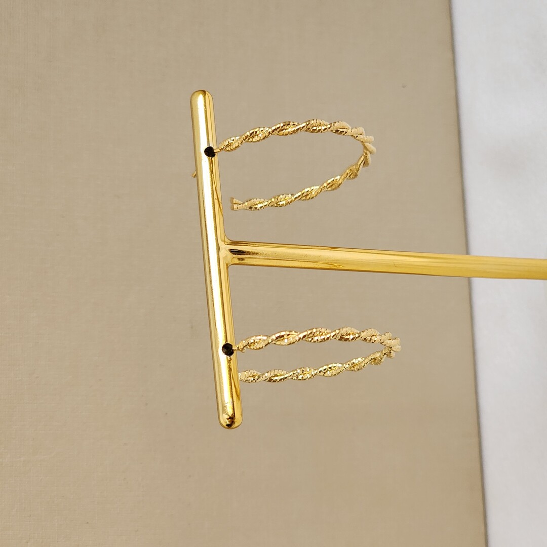 Brinco Argola Lisa Detalhada