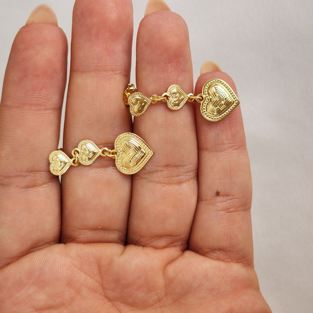 Brinco Liso Coração