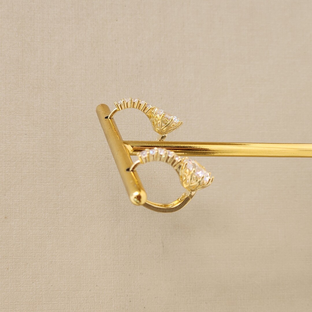 Brinco Argola Zircônia