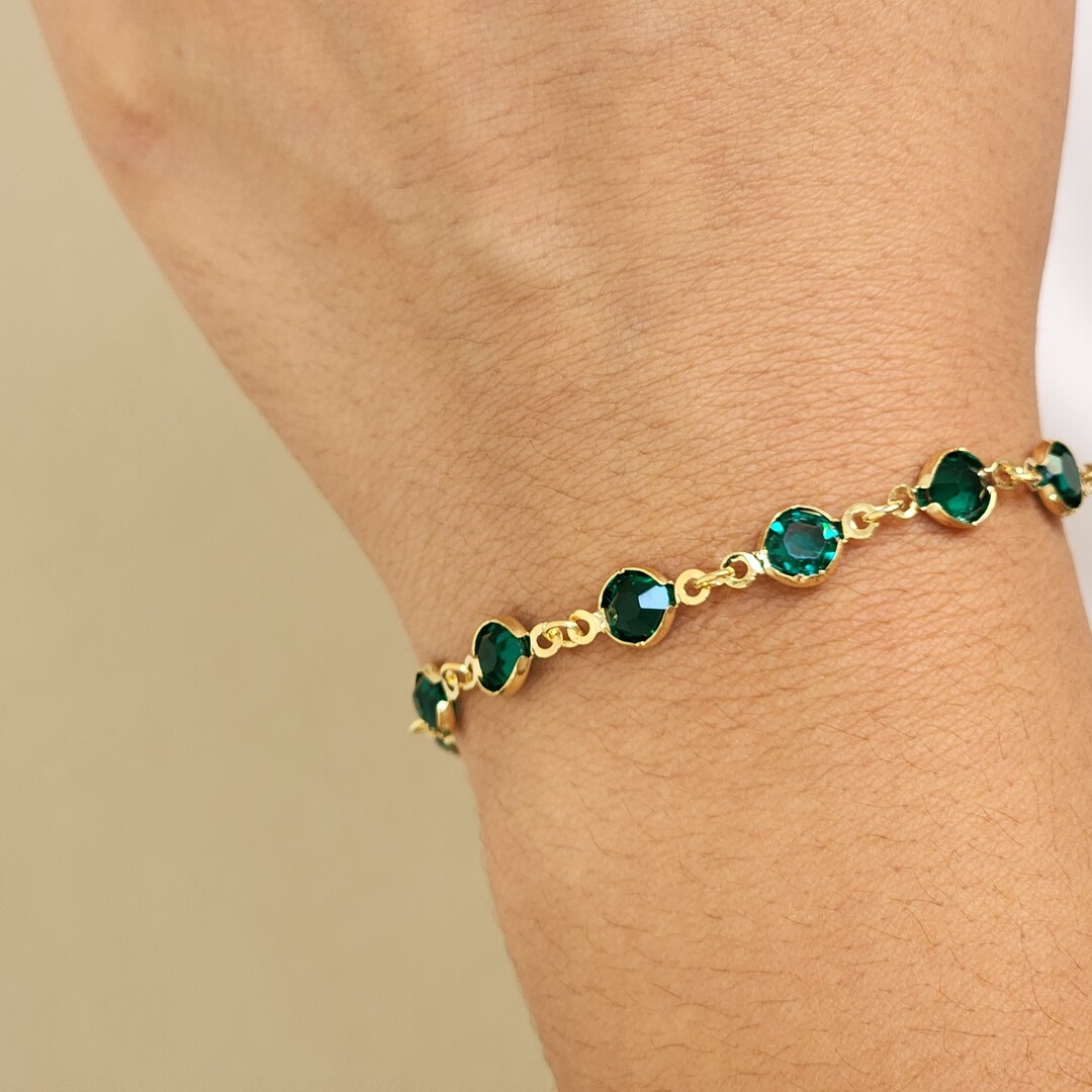 Pulseira Delicada Zircônia Colorida