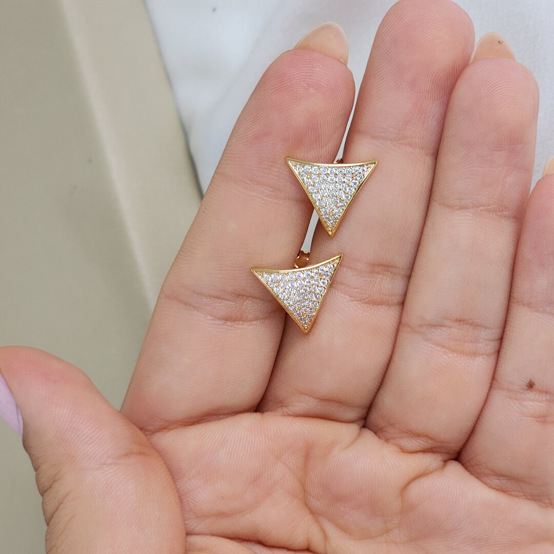 Brinco Geometrico Zircônia