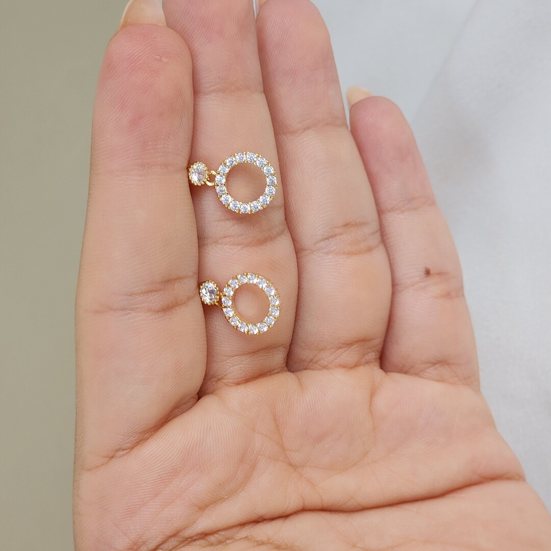 Brinco Geometrico Zircônia