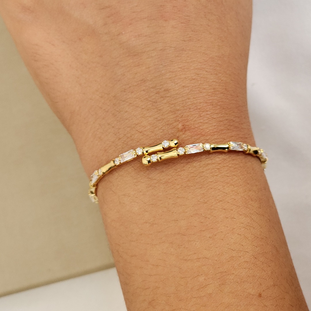 Bracelete Delicado Zircônia