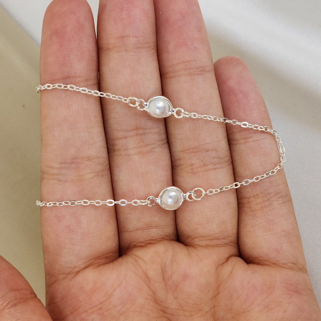 Colar Delicado Pérolas