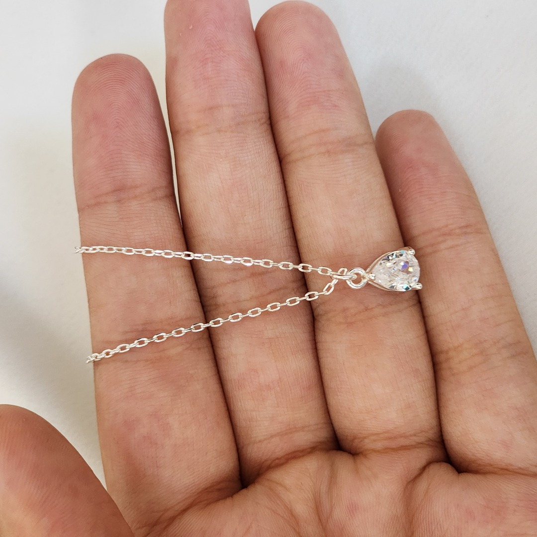 Colar Gota Zircônia