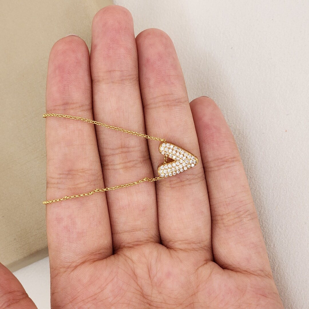 Colar Coração Zircônia