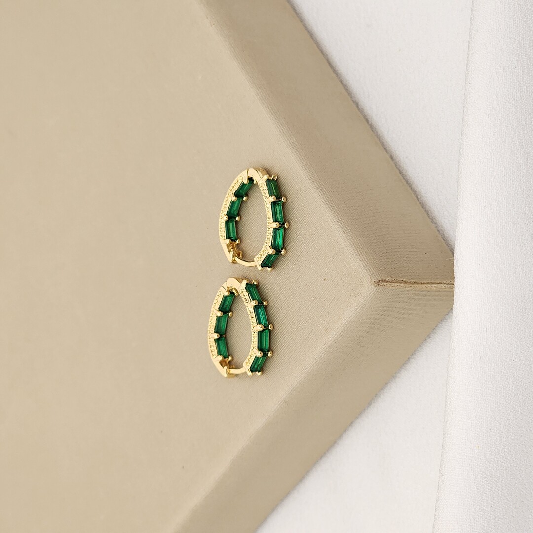 Argola Elegante Zircônia