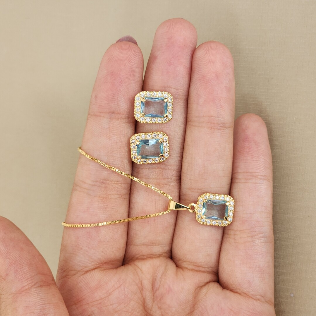 Conjunto Elegante Zircônia