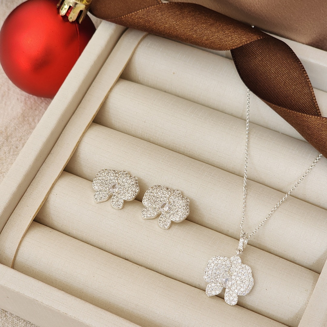 Conjunto Elegante Zircônia