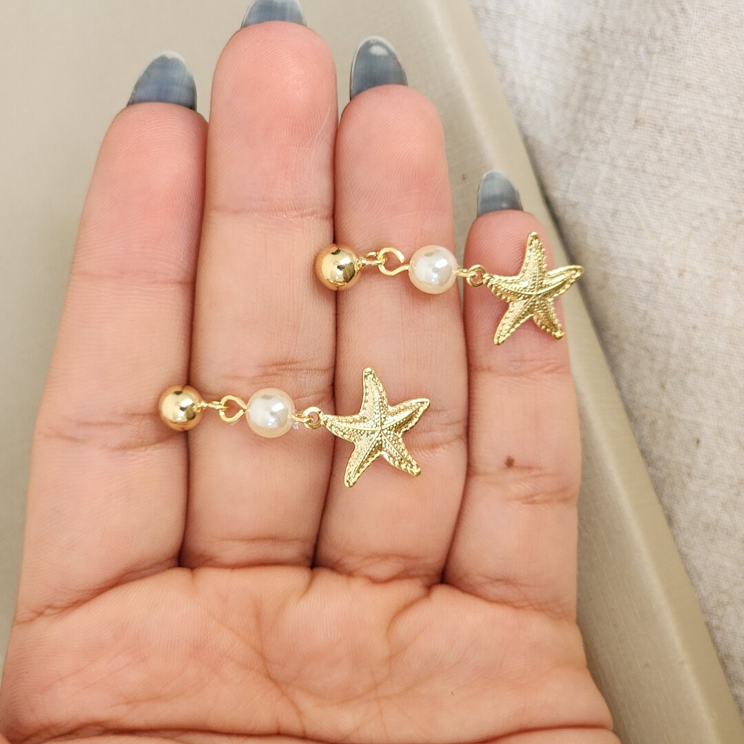 Brinco Maresia Liso Perola