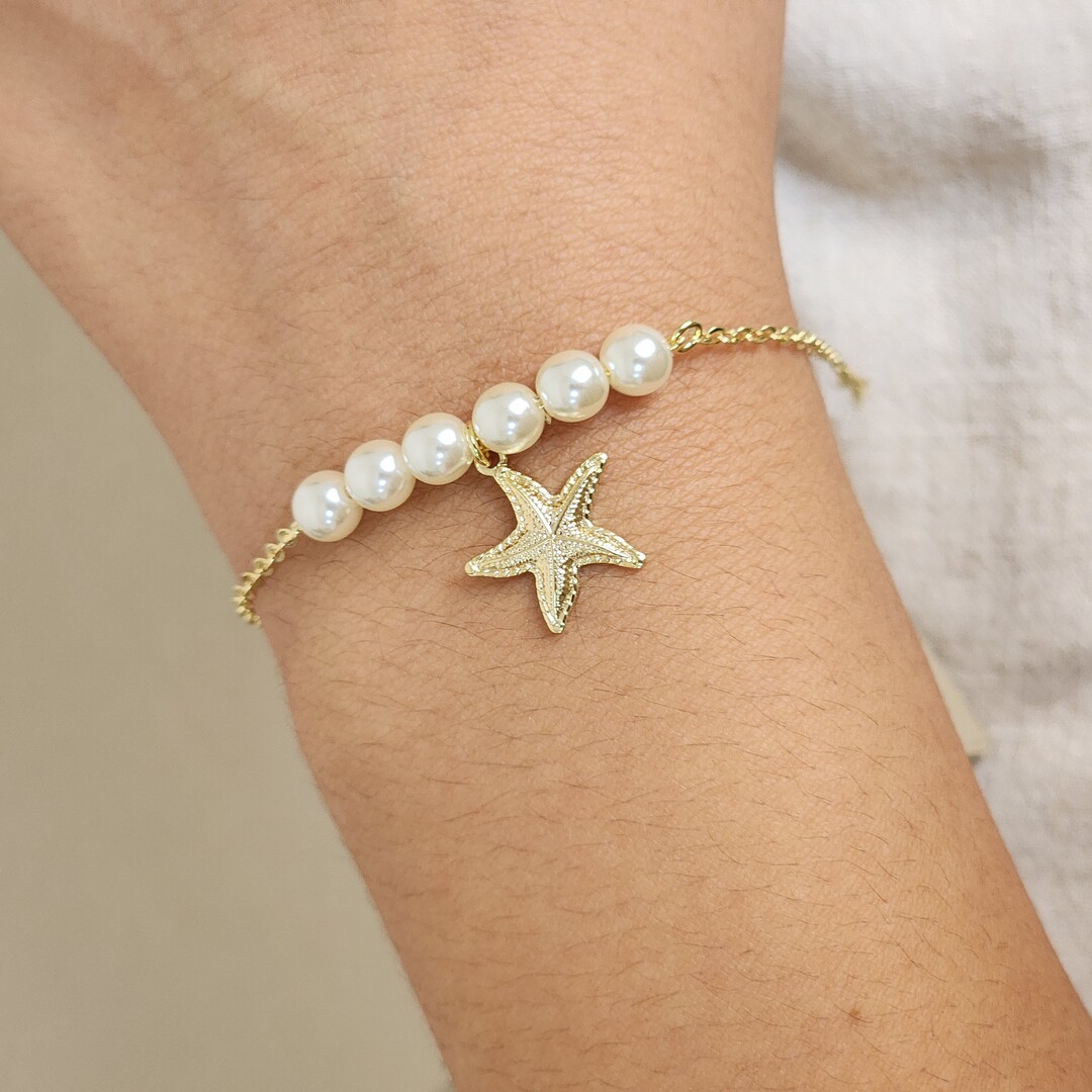 Pulseira  Maresia Lisa Pérola