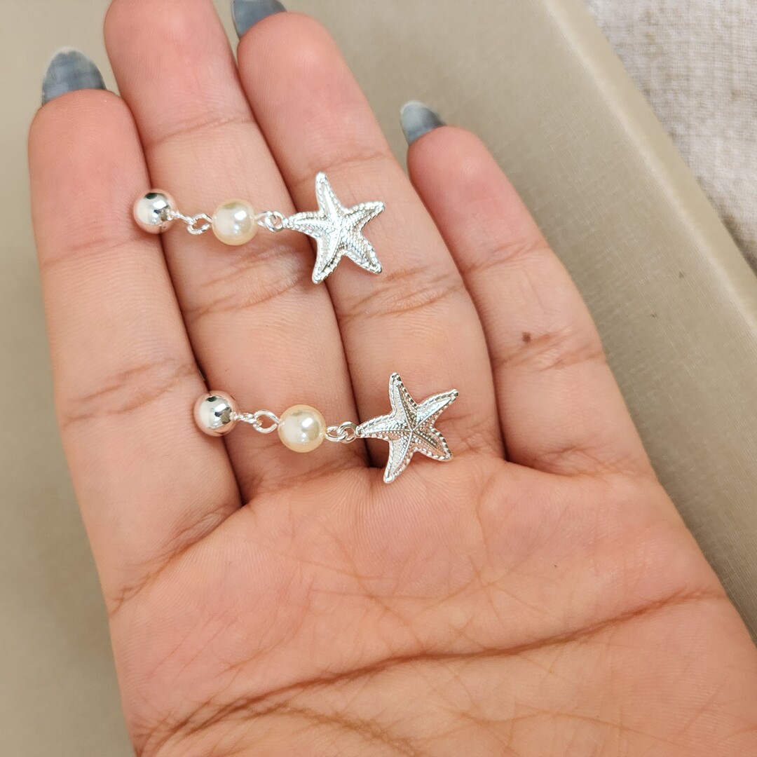 Brinco Maresia Liso Perola