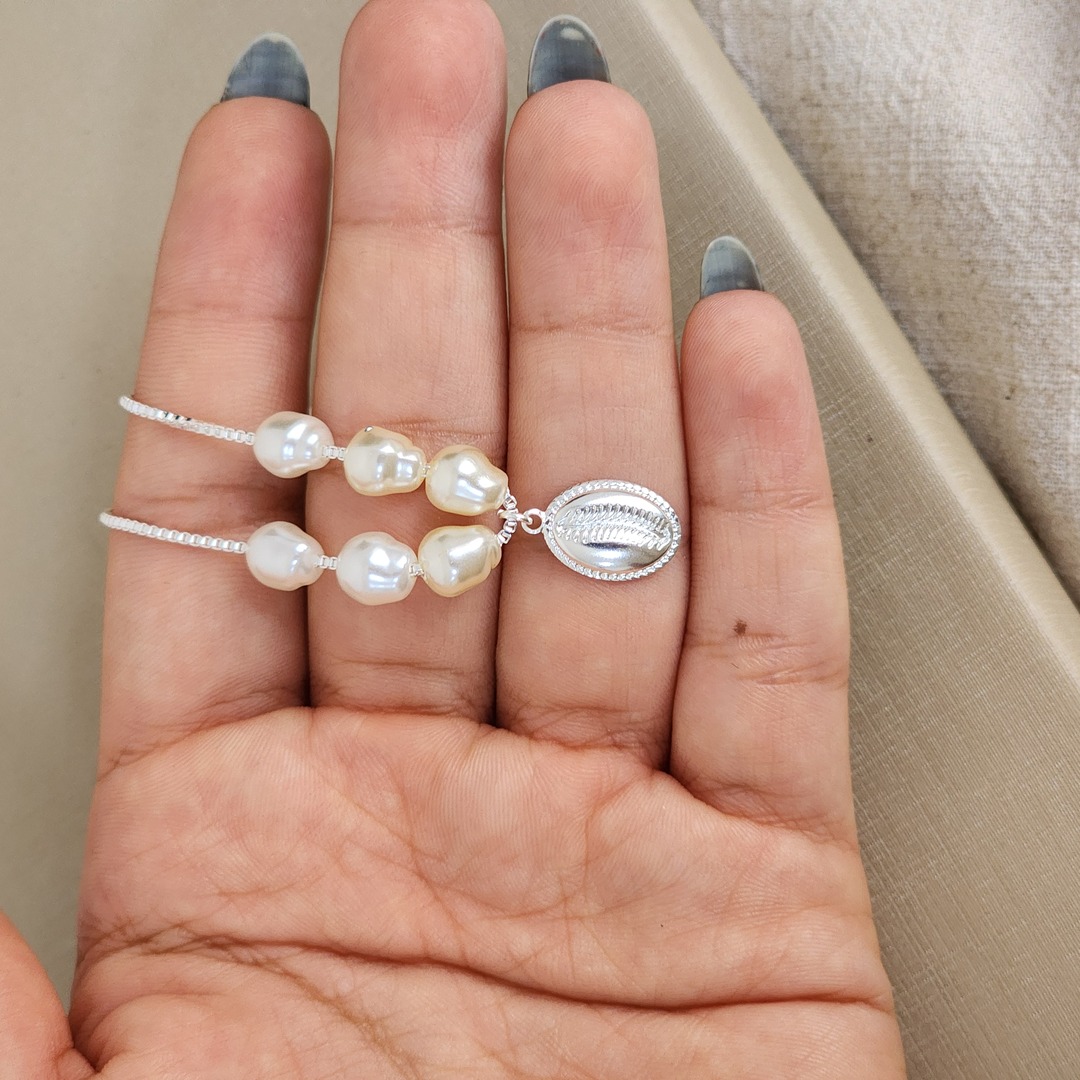 Colar Maresia Liso Perola