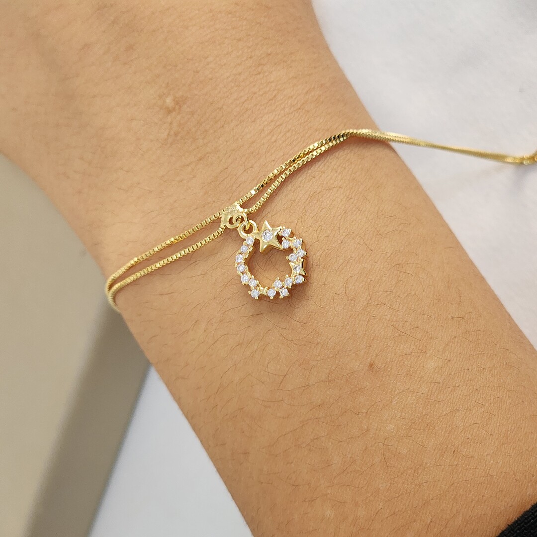 Pulseira Zircônia Estrelas