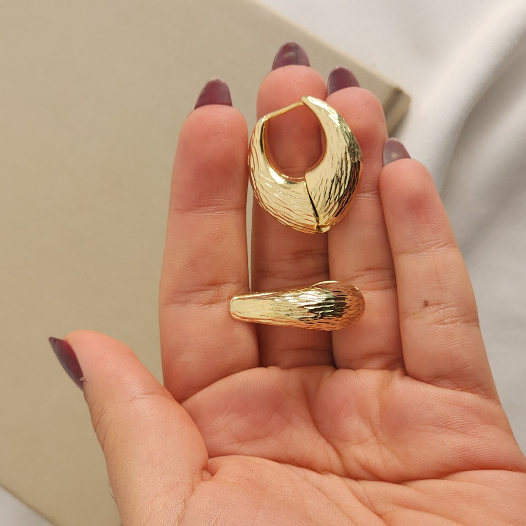 Argola Lisa Orgânica