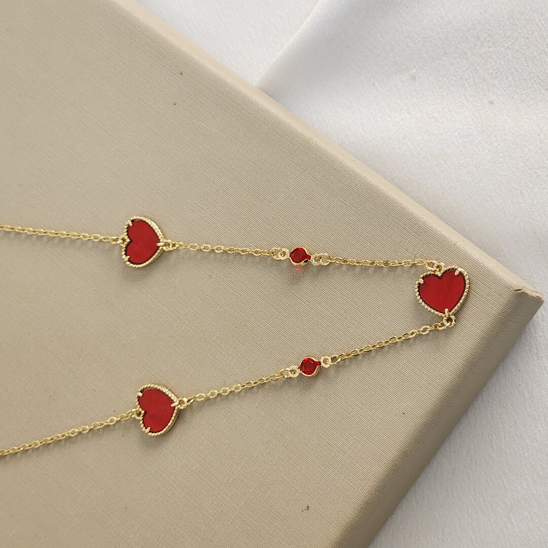 Colar Coração Madreperola