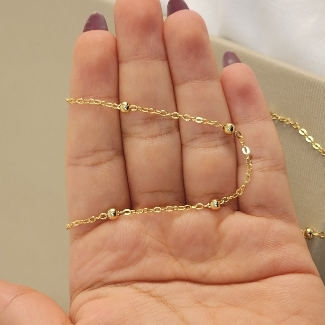 Colar Longo Bolinhas