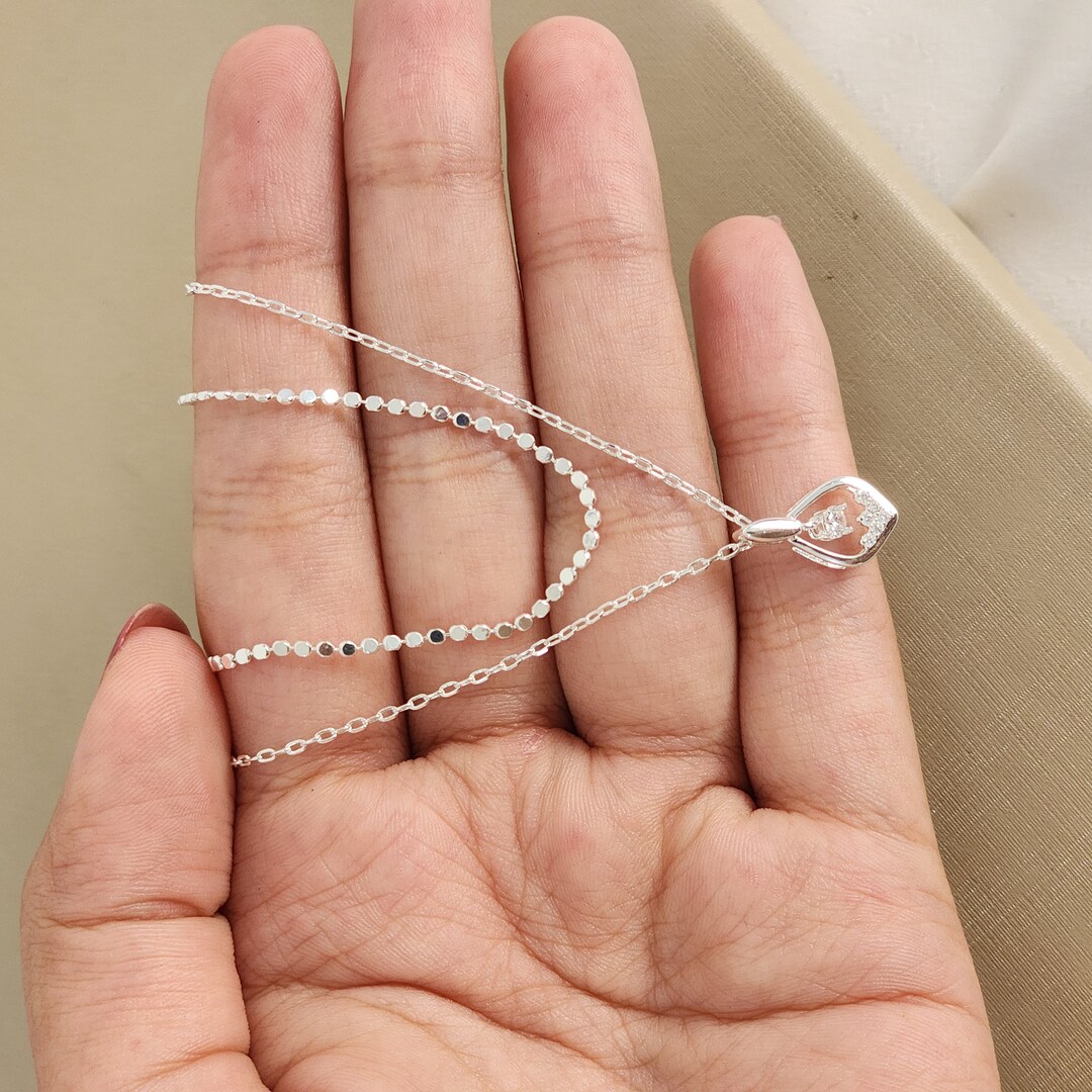 Colar Duplo Zircônia