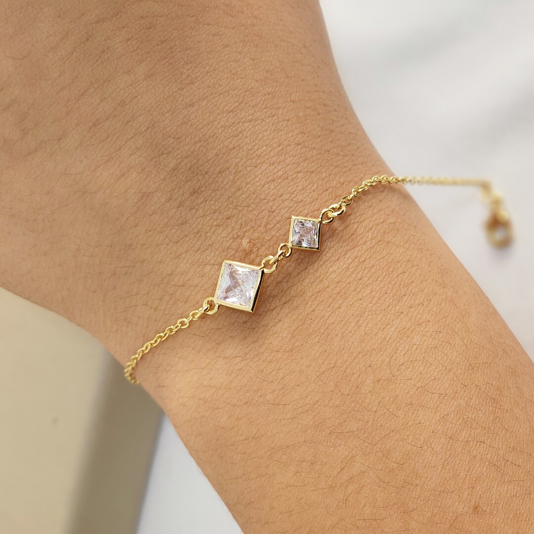 Pulseira Pingente Zircônia